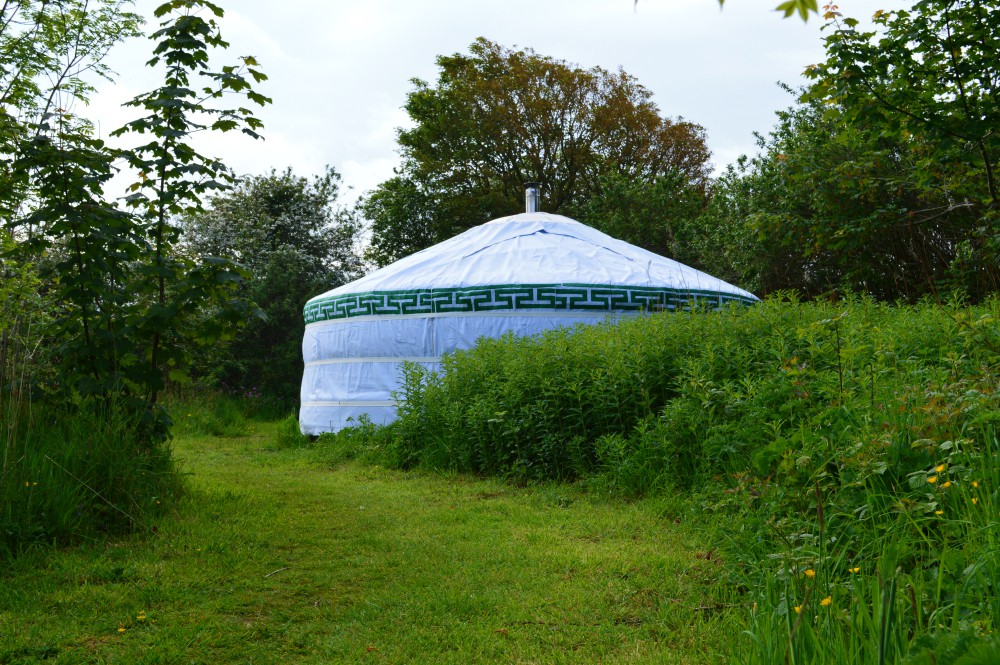 Yurt, glamping, holiday, retreat, eco, private, Wales, nature, natural, trees, green, luxury,